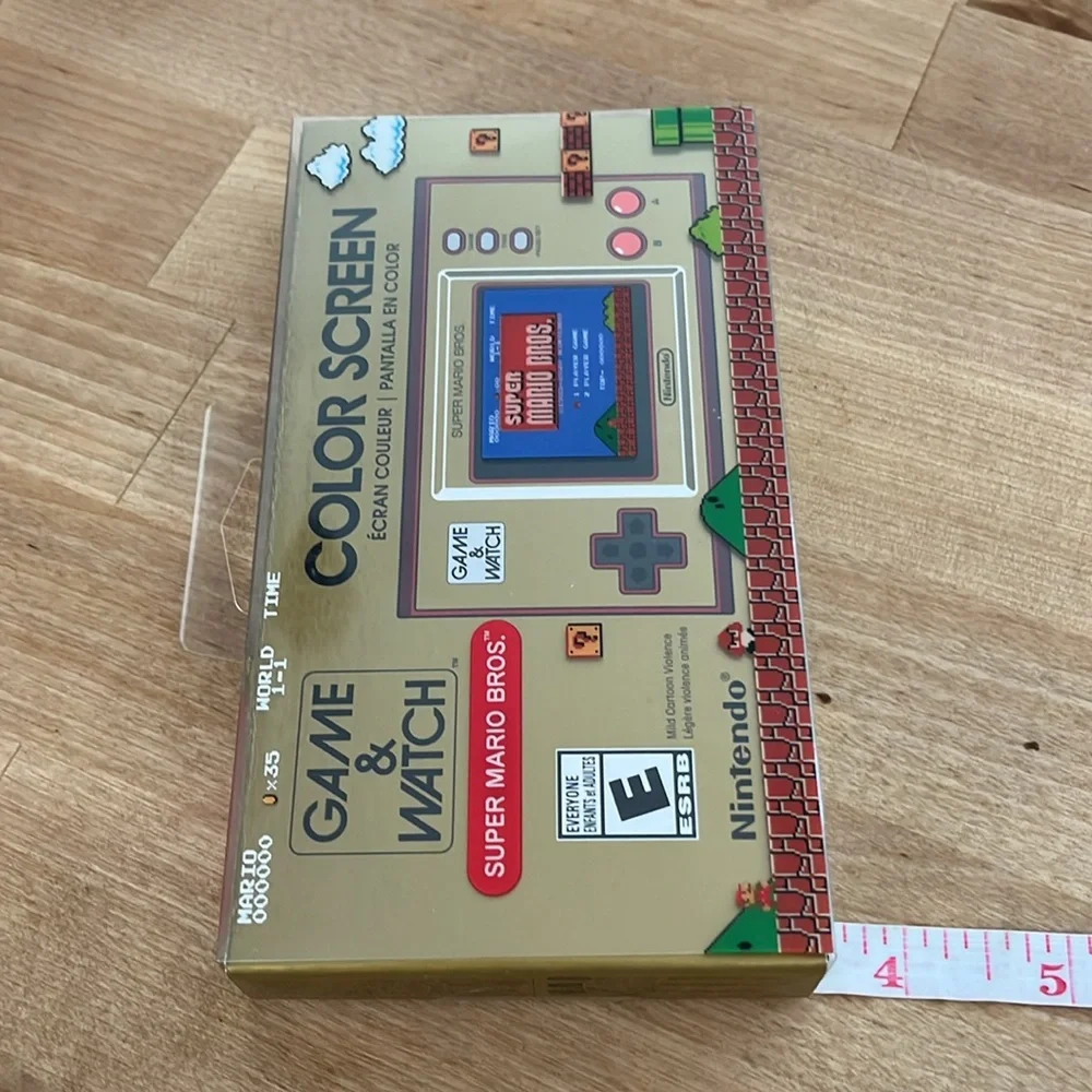 Nintendo Game Watch Super Mario Bros Electrinic Handheld New
